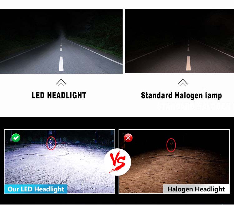 Will changing LED car lights hurt your eyes?