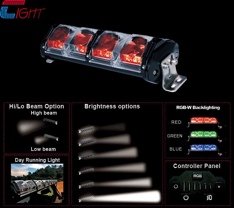 RGB Led Car Light Bar