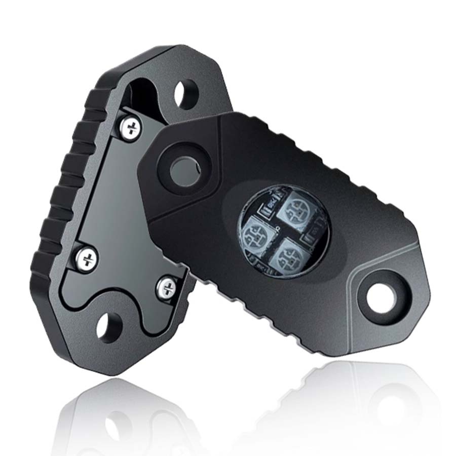 The latest RGB LED rock light IP68 waterproof and ...