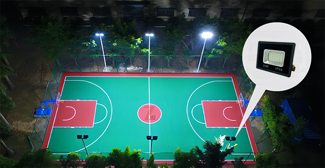 What kind of LED lighting is more appropriate for outdoor stadium lighting?